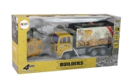 Nuotoliniu būdu valdomas statybinis sunkvežimis 1:24, geltonas