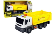 Construction Vehicle Tipper Truck 1:16 Yellow Lift Trailer