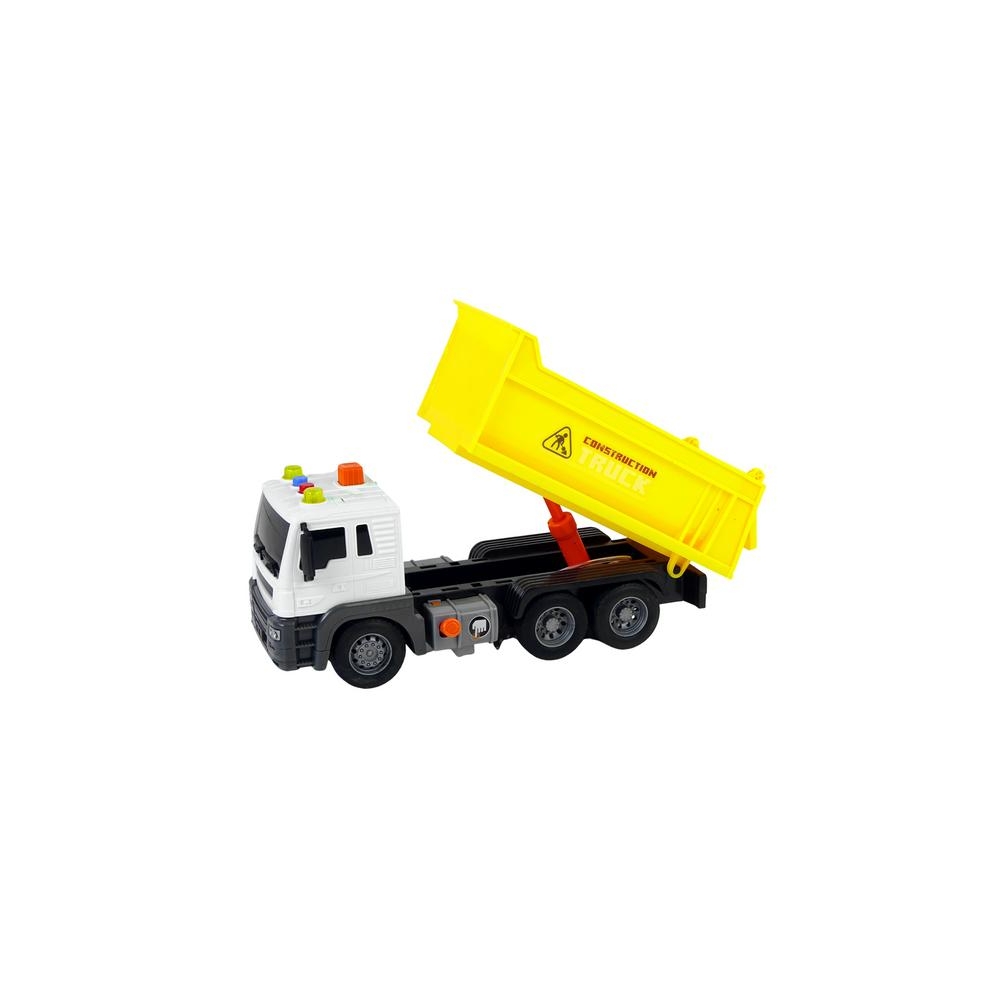Construction Vehicle Tipper Truck 1:16 Yellow Lift Trailer