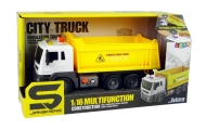 Construction Vehicle Tipper Truck 1:16 Yellow Lift Trailer