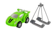 Car Transporter Roadside Assistance Tow Truck 1:16 Green Sound Lights