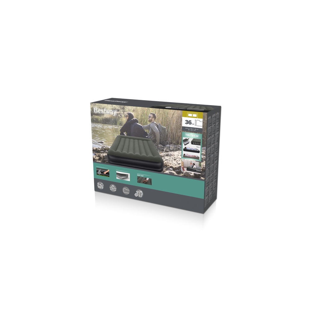 Pripučiamas čiužinys 203 x 152 x 36 cm „Bestway“ 67699-Namai, laisvalaikis, turizmas, Pripučiami čiužiniai ir baldai-e-vaikas