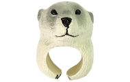 Rankos žiedas Edukaciniai gyvūnai Bear White