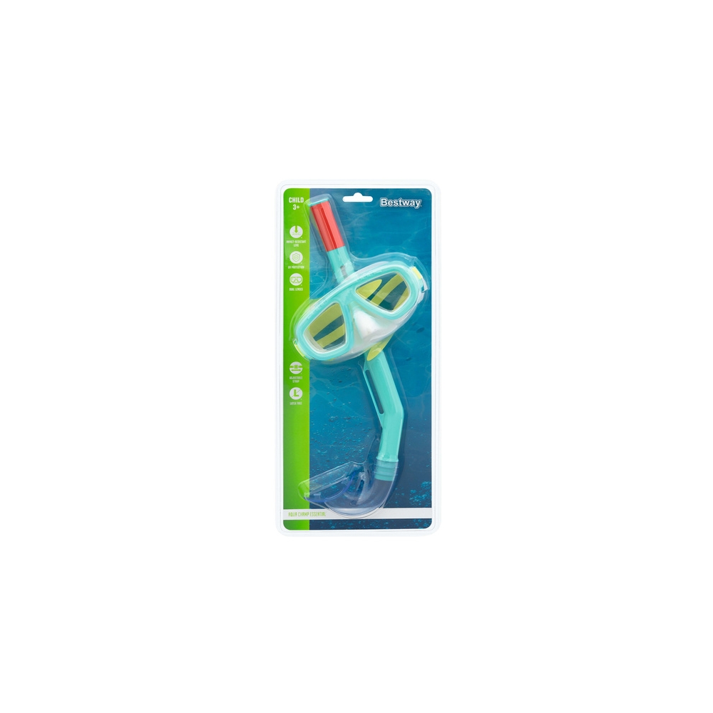 Diving Mask With Snorkel Blue Bestway 24018