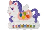 Interactive Piano Unicorn Sound Animals Vehicle Sounds Melodies White