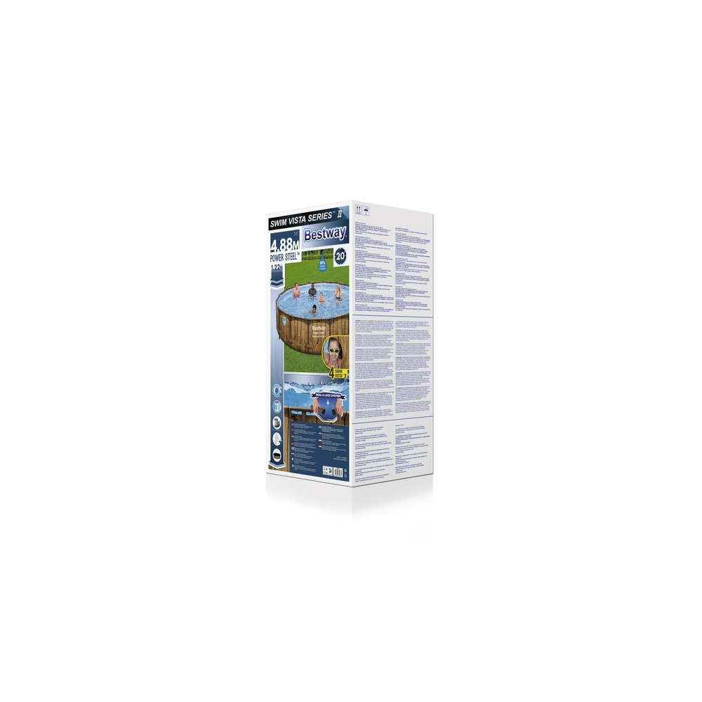 Basen ogrodowy stelażowy 488 x 122 cm Bestway 56725