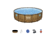 Sodo baseinas 488 x 122 cm Bestway 56725-Žaislai, Lauko žaislai, Baseinai, Karkasiniai baseinai-e-vaikas