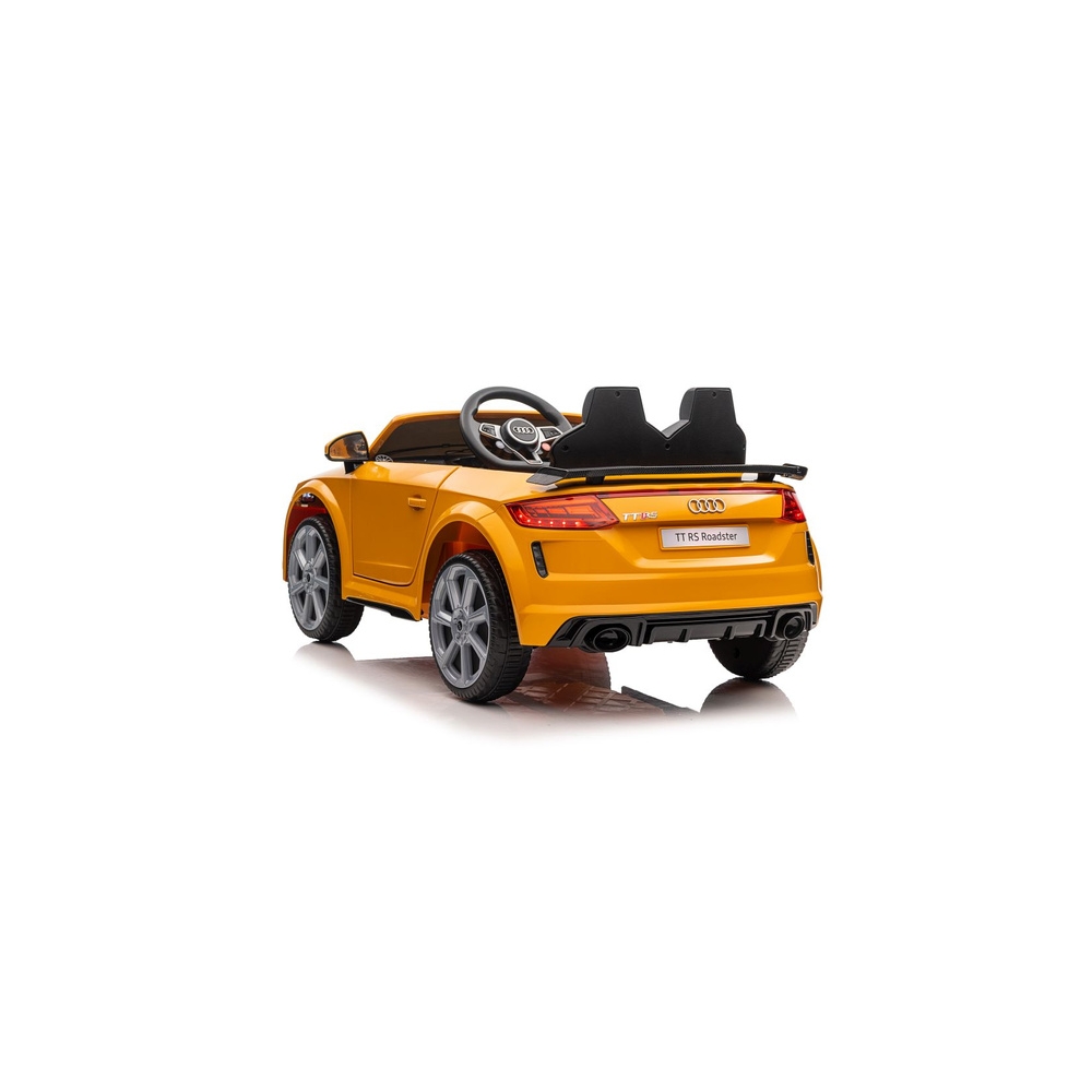 Elektromobilis Audi TT RS, Yellow-Elektromobiliai vaikams, Mašinos-e-vaikas