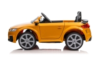 Elektromobilis Audi TT RS, Yellow-Elektromobiliai vaikams, Mašinos-e-vaikas