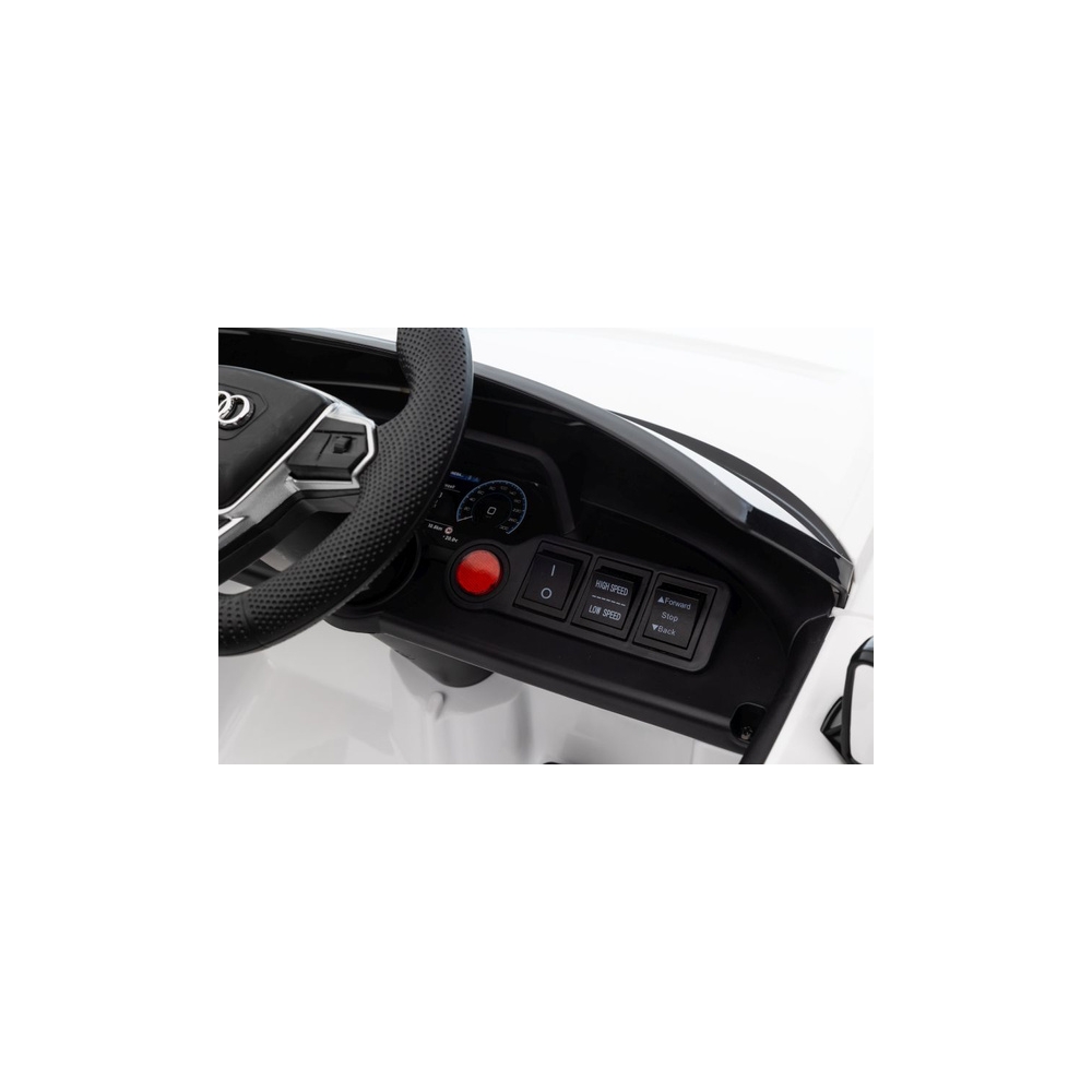 Elektromobilis Audi E- Tron GT QLS-6888, White-Elektromobiliai vaikams, Mašinos-e-vaikas