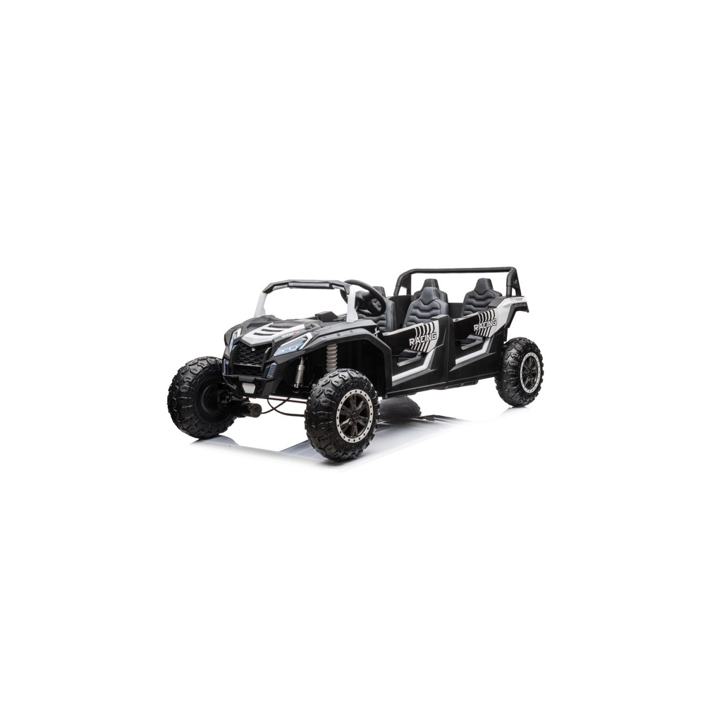 Keturvietis elektrinis Buggy A033 4x4 24V, White-Elektromobiliai vaikams, Keturračiai ir bagiai-e-vaikas