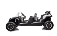 Keturvietis elektrinis Buggy A033 4x4 24V, White-Elektromobiliai vaikams, Keturračiai ir bagiai-e-vaikas