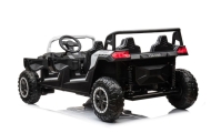 Keturvietis elektrinis Buggy A033 4x4 24V, White-Elektromobiliai vaikams, Keturračiai ir bagiai-e-vaikas