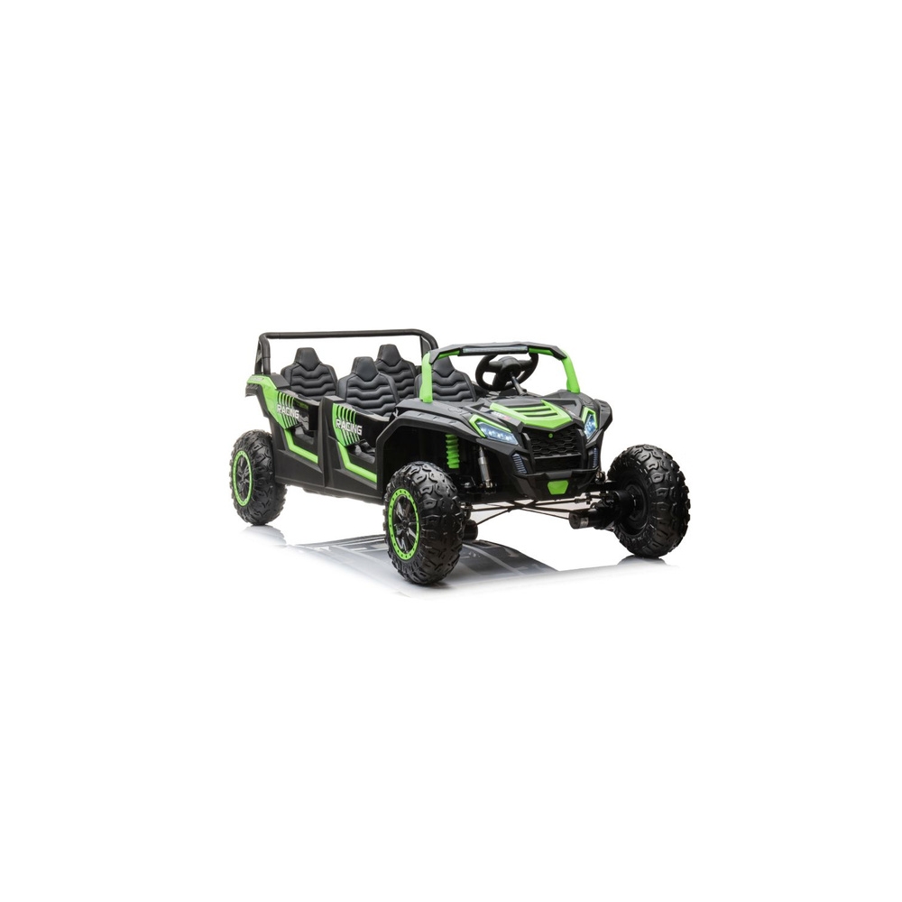 Keturvietis elektrinis Buggy A033 4x4 24V, Green-Elektromobiliai vaikams, Keturračiai ir bagiai-e-vaikas