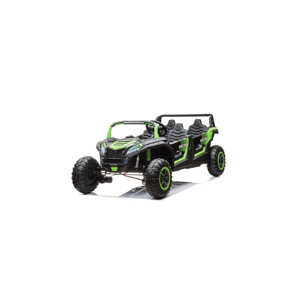 Keturvietis elektrinis Buggy A033 4x4 24V, Green-Elektromobiliai vaikams, Keturračiai ir bagiai-e-vaikas
