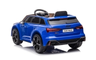 Elektromobilis Audi RS6 BRD-2118, Blue-Elektromobiliai vaikams, Visureigiai-e-vaikas