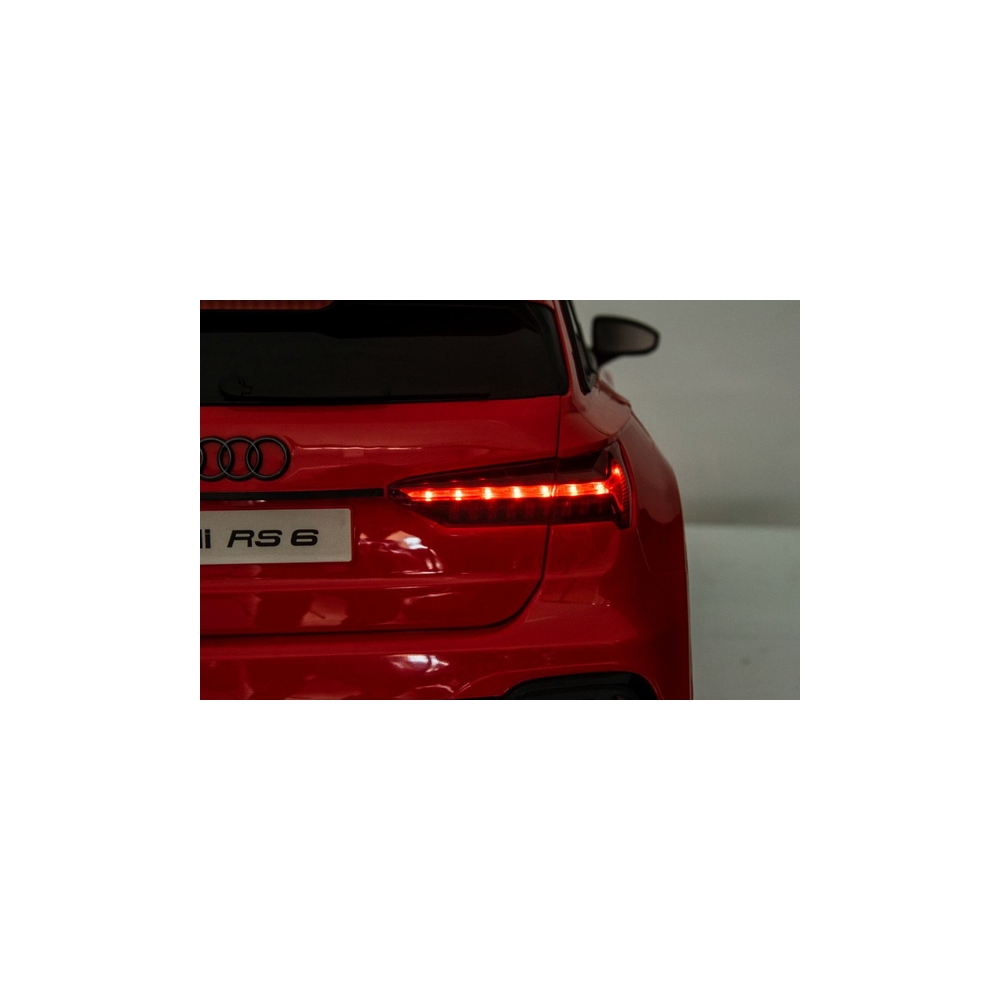 Elektromobilis Audi RS6 BRD-2118, Red-Elektromobiliai vaikams, Visureigiai-e-vaikas