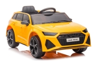 Elektromobilis Audi RS6 BRD-2118, Yellow-Elektromobiliai vaikams, Visureigiai-e-vaikas