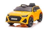 Elektromobilis Audi RS6 BRD-2118, Yellow-Elektromobiliai vaikams, Visureigiai-e-vaikas