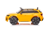 Elektromobilis Audi RS6 BRD-2118, Yellow-Elektromobiliai vaikams, Visureigiai-e-vaikas
