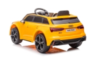 Elektromobilis Audi RS6 BRD-2118, Yellow-Elektromobiliai vaikams, Visureigiai-e-vaikas