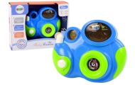 Interactive Photo Camera For your baby Melodies of light and sounds BLUE COLOUR