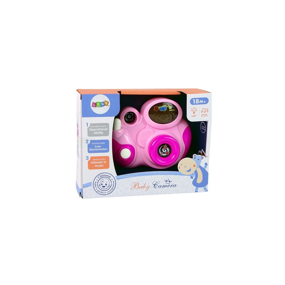 Interactive Photo Camera For your baby Melodies of light and sounds COLOUR PINK