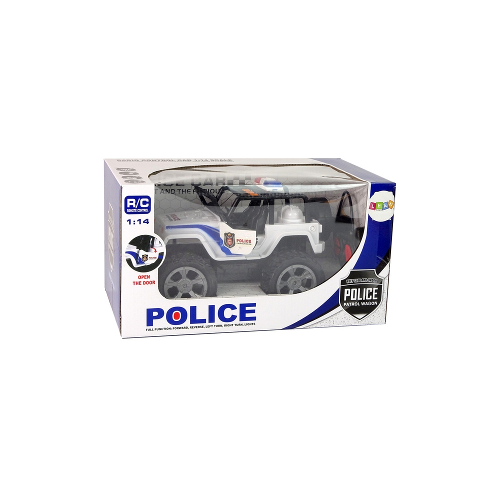 Auto R/C Policja Jeep Policyjny 1:14 Zdalnie Sterowane Efekty Świetlne
