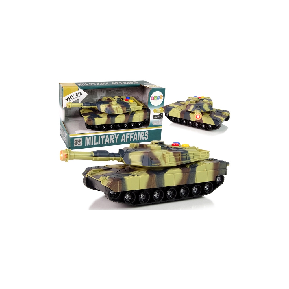 Military Tank 1:32 Moro Brown Sound Lights
