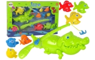 Large Fishing Set with fishing rod Let's Go Fishing ! 11 elements