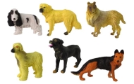 Set of 6 Figures  Purebred Dogs Famous Dog of the World