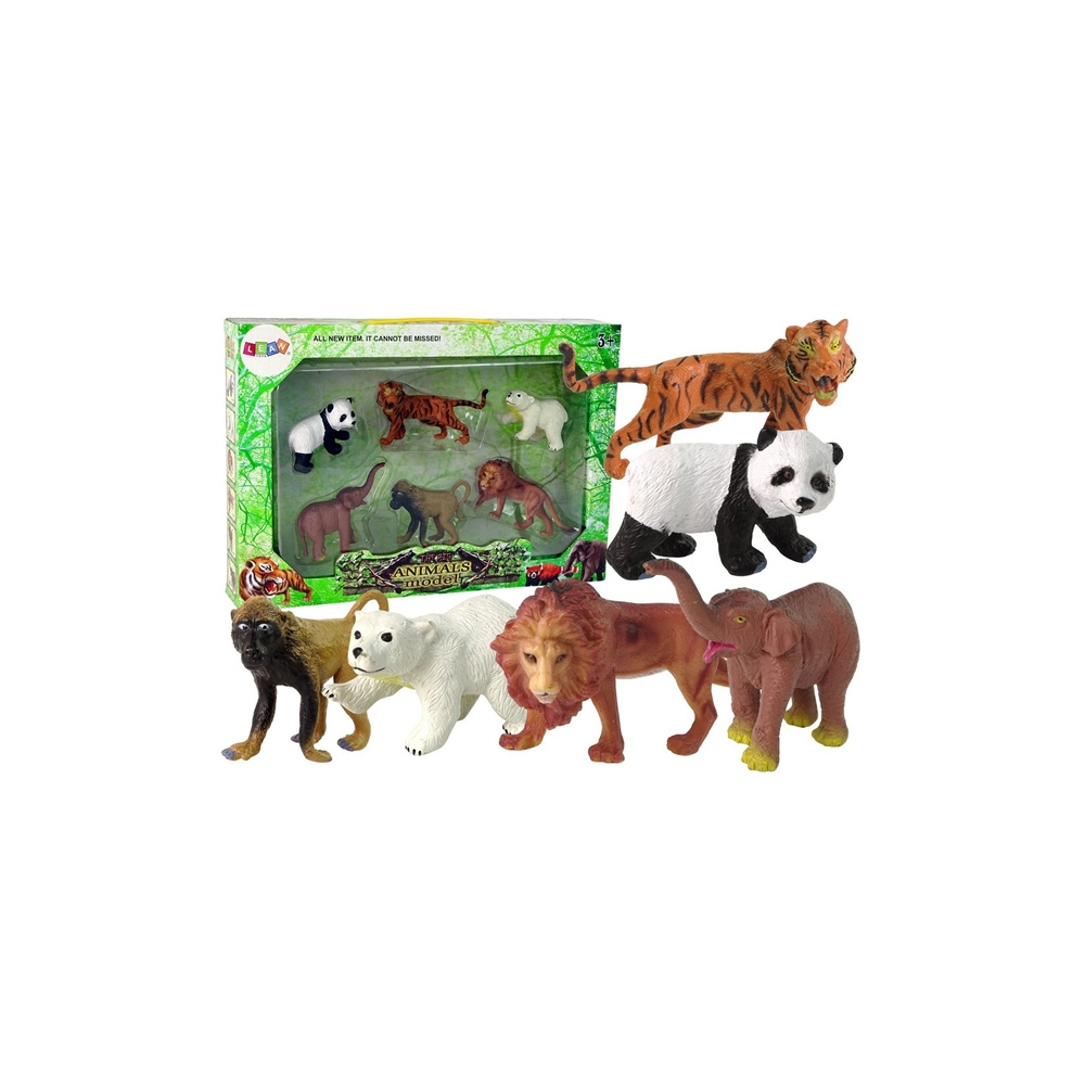 Set of 6 Wild Animals Figures  Animals Of The World