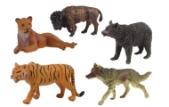 African Forest Animals Figure Set Bear Tiger