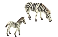 Zestaw 2 Figurek Zebra z Młodym Zebry Figurka Zwierzęta