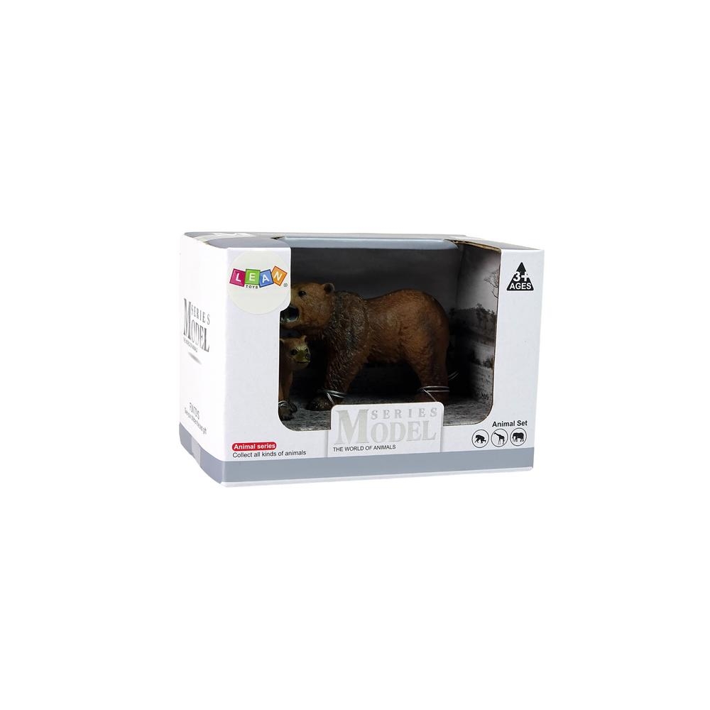 Set of 2 Figures Grizzly bear with cub