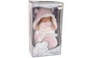 Sweet Baby Bean Puppet Pink Bow