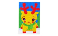 DIY Coloured Mosaic Christmas Reindeer Patching Set