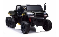 Akumuliatorinė transporto priemonė A730-2 Black 24V-Elektromobiliai vaikams, Sunkvežimiai-e-vaikas