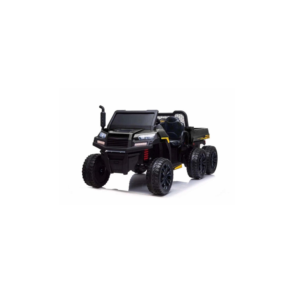 Akumuliatorinė transporto priemonė A730-2 Black 24V-Elektromobiliai vaikams, Sunkvežimiai-e-vaikas