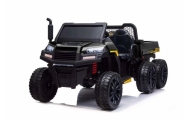 Akumuliatorinė transporto priemonė A730-2 Black 24V-Elektromobiliai vaikams, Sunkvežimiai-e-vaikas