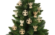 Christmas Wooden Angel Bomb Christmas Tree Ornament