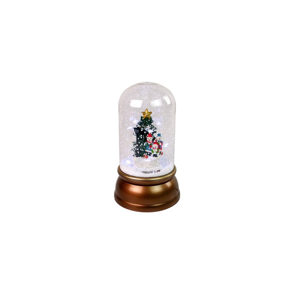 Christmas Glass Ornament Snowmen Christmas Tree Decoration Gold