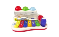 Educational Dulcimer for Toddler Hammer Colourful Balls