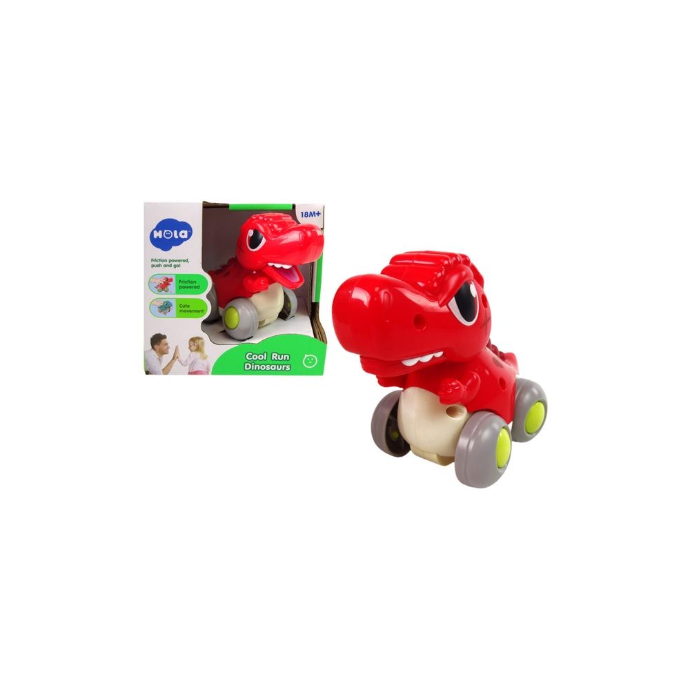 Dinozauras ant ratų T-Rex Raudona figūrėlė