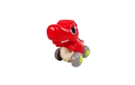Dinosaur On Wheels T-Rex Red Figurine