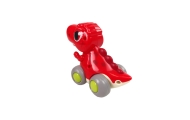 Dinosaur On Wheels T-Rex Red Figurine