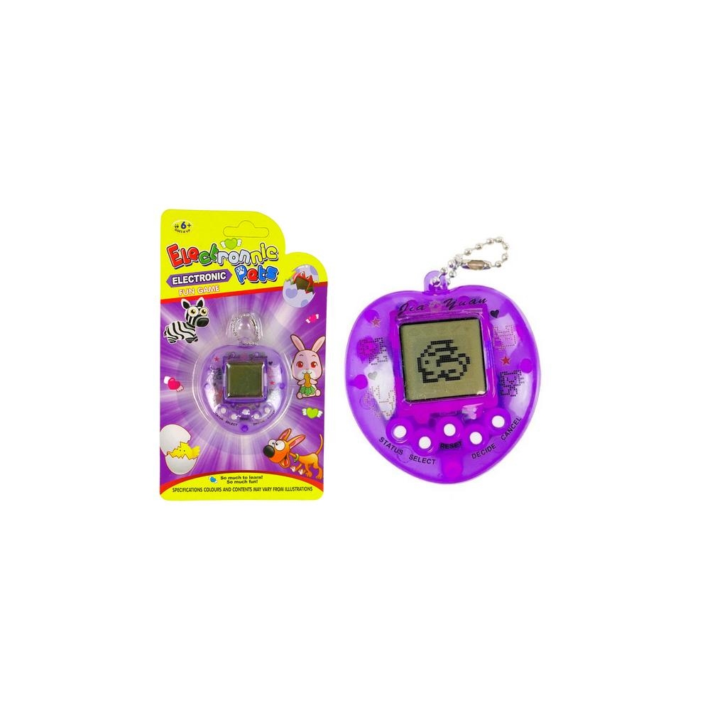 Elektroninis žaidimas „Tamagotchi“ – violetinis gyvūnėlis