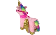 Mascot Interactive Horse Pink Golden Wings Music