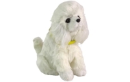 Interactive Plush Dog Soft fur Breed Poodle Stroke its head and learn its functions