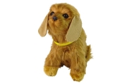Interactive Plush Dog Soft fur Cocker Spaniel breed  Stroke its head and learn its functions